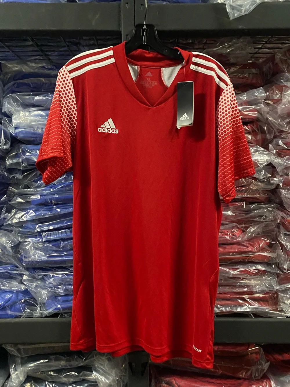 Adidas Regista 20 Soccer Jersey NWT Red White Men’s XL FI4551
